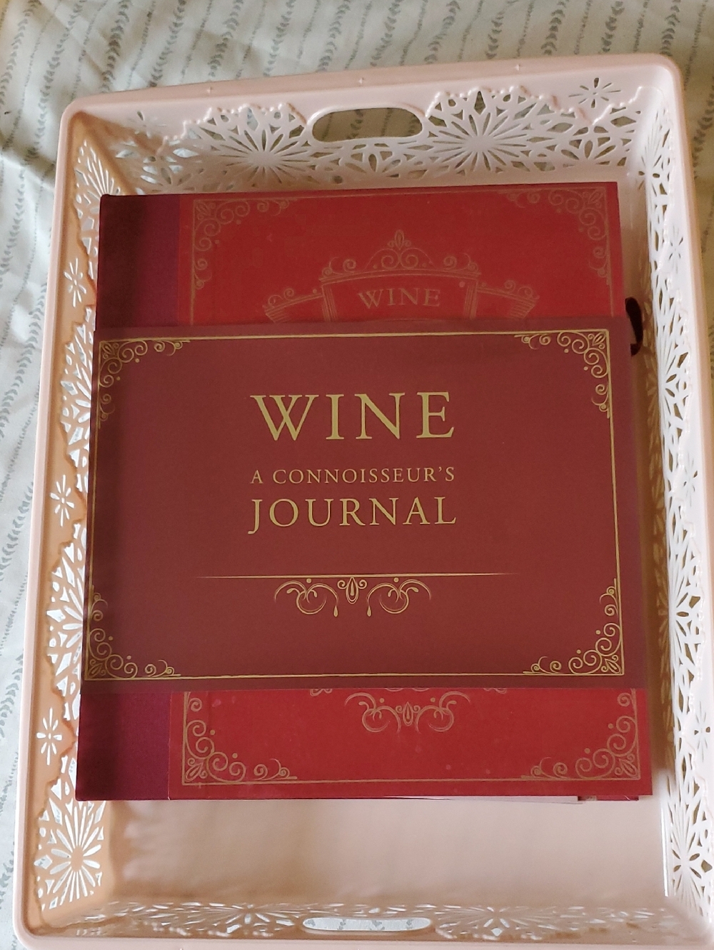 Wine Connoisseur's Journal - Red Cover